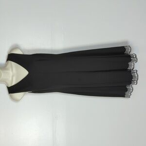 Talbots Embroidered Ponte Fit & Flare Dress